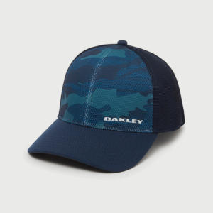 Kšiltovka Oakley Silicone Bark Trucker Print 2.0 Modrá