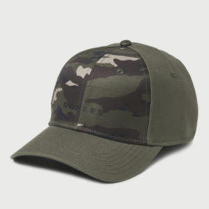 Kšiltovka Oakley 6 Panel Camou + Solid Hat Zelená