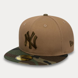 Kšiltovka New Era 5950 Mlb Camo Essential Neyyan Hnědá
