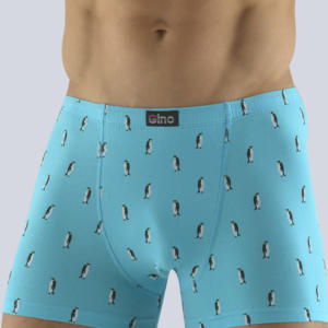 Pánské boxerky Gino světle modré (73091) M Možnost vrácení zboží do 120 dnů!⭐