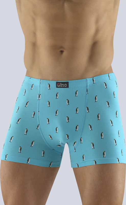Pánské boxerky Gino světle modré (73091) M Možnost vrácení zboží do 120 dnů!⭐