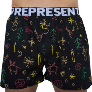 Pánské trenky Represent exclusive Mike xmas spirit L Možnost vrácení zboží do 120 dnů!⭐