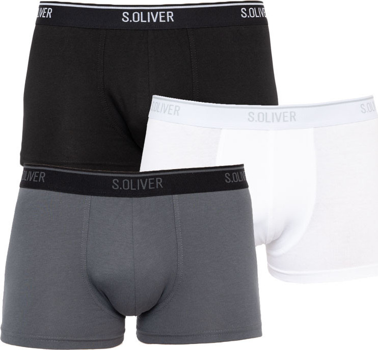 3PACK pánské boxerky S.Oliver vícebarevné (26.899.97.5623.12L1) S Možnost vrácení zboží do 120 dnů!⭐