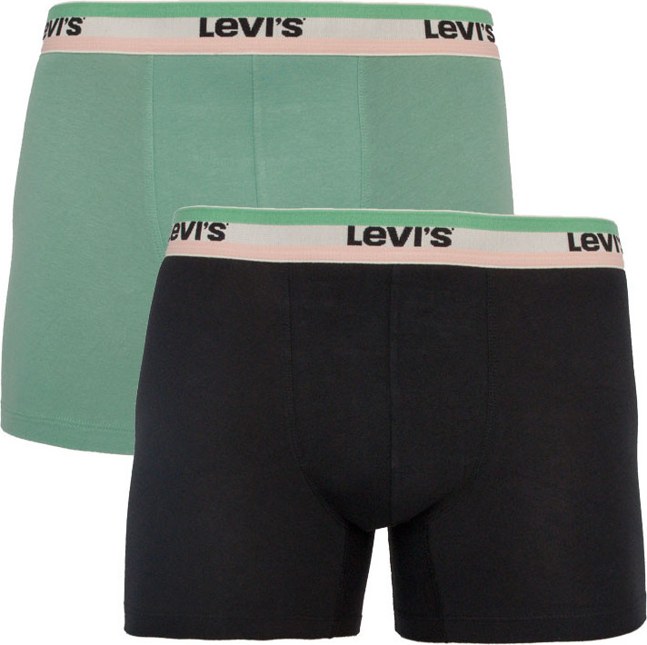 2PACK pánské boxerky Levis vícebarevné (905005001 001) XXL Možnost vrácení zboží do 120 dnů!⭐