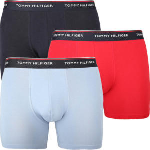3PACK pánské boxerky Tommy Hilfiger vícebarevné (UM0UM00010 0WC) S Možnost vrácení zboží do 120 dnů!⭐