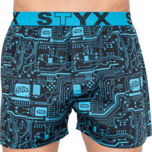 Pánské trenky Styx art sportovní guma tišťák (B857) L Možnost vrácení zboží do 120 dnů!⭐