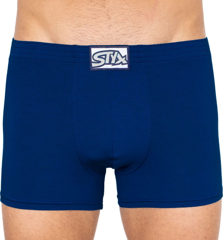 Pánské boxerky Styx long klasická guma modré (F968) S Možnost vrácení zboží do 120 dnů!⭐