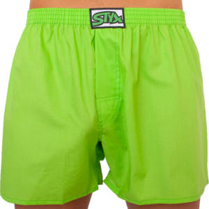 Pánské trenky Styx klasická guma zelené (A1069) L Možnost vrácení zboží do 120 dnů!⭐