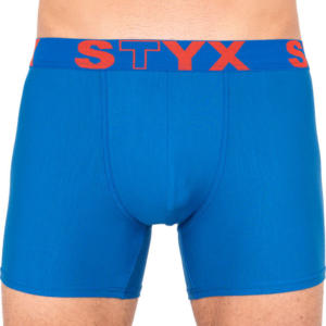 Pánské boxerky Styx long sportovní guma modré (U967) L Možnost vrácení zboží do 120 dnů!⭐