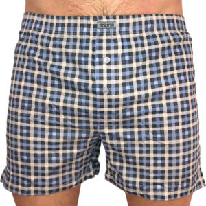 Pánské trenky Andrie modrobéžové (PS 5403 B) L Možnost vrácení zboží do 120 dnů!⭐