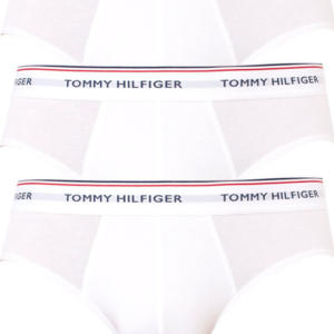 3PACK pánské slipy Tommy Hilfiger bílé (1U87903766 100) L Možnost vrácení zboží do 120 dnů!⭐
