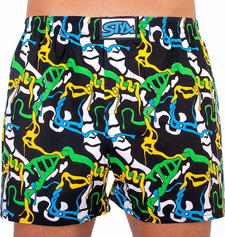 Pánské trenky Styx art klasická guma nadrozměr jungle (E956) 4XL Možnost vrácení zboží do 120 dnů!⭐