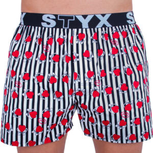 Pánské trenky Styx art sportovní guma srdíčka (B752) XL Možnost vrácení zboží do 120 dnů!⭐