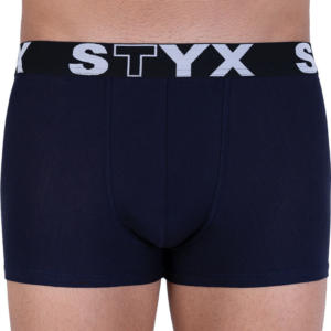 Pánské boxerky Styx sportovní guma tmavě modré (G963) M Možnost vrácení zboží do 120 dnů!⭐
