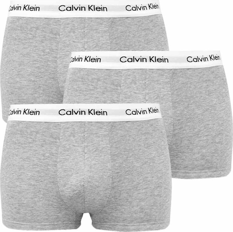 3PACK pánské boxerky Calvin Klein šedé (U2664G-KS0) L Možnost vrácení zboží do 120 dnů!⭐
