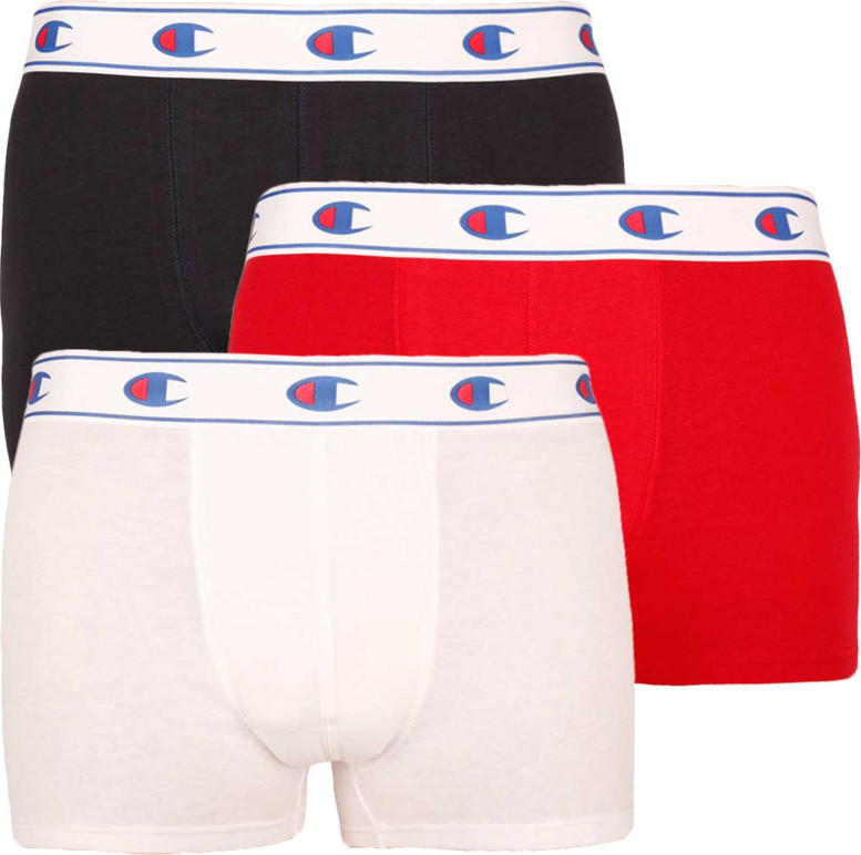 3PACK pánské boxerky Champion vícebarevné (Y09PL) S Možnost vrácení zboží do 120 dnů!⭐