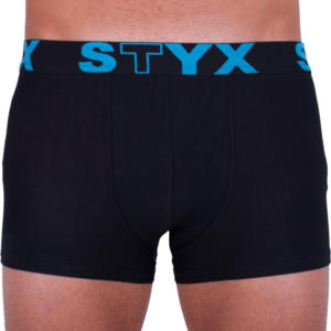 Pánské boxerky Styx sportovní guma nadrozměr černé (R961) 3XL Možnost vrácení zboží do 120 dnů!⭐
