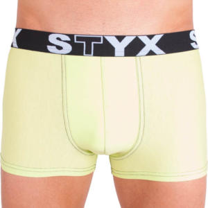 Pánské boxerky Styx sportovní guma nadrozměr zelenkavé (R4) 3XL Možnost vrácení zboží do 120 dnů!⭐