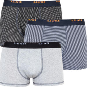 3PACK pánské boxerky S.Oliver vícebarevné (26.899.97.5624.16B1) XXL Možnost vrácení zboží do 120 dnů!⭐