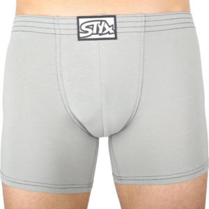 Pánské boxerky Styx long klasická guma světle šedé (F1062) L Možnost vrácení zboží do 120 dnů!⭐