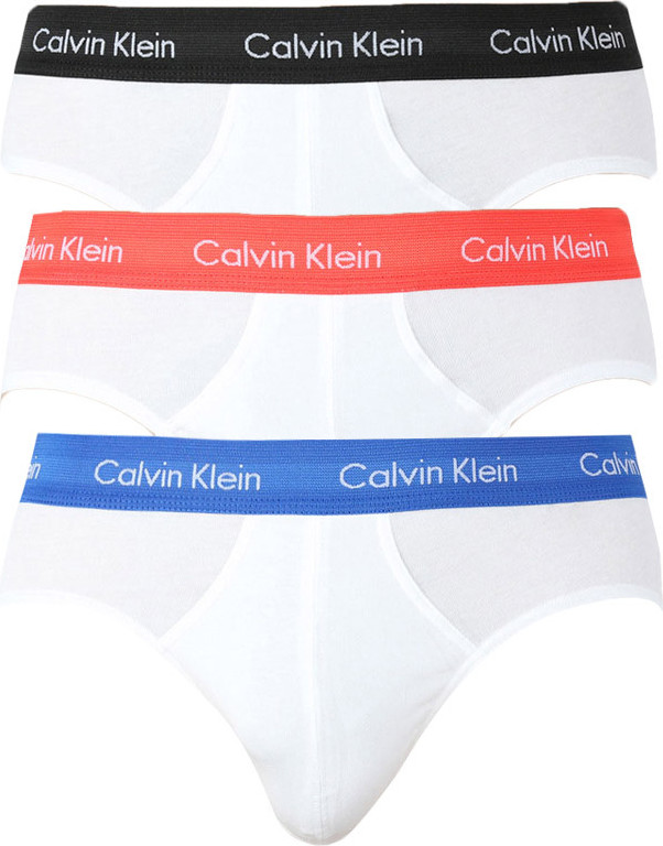 3PACK pánské slipy Calvin Klein bílé (U2661G-M9E) XL Možnost vrácení zboží do 120 dnů!⭐