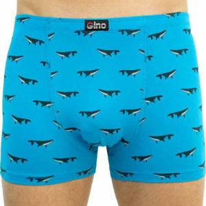 Pánské boxerky Gino modré (73099) M Možnost vrácení zboží do 120 dnů!⭐