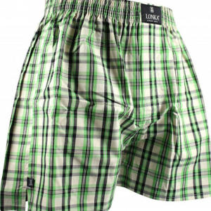 Pánské trenky Lonka zelené (Stripes 01) M Možnost vrácení zboží do 120 dnů!⭐