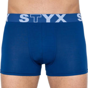 Pánské boxerky Styx sportovní guma tmavě modré (G968) M Možnost vrácení zboží do 120 dnů!⭐