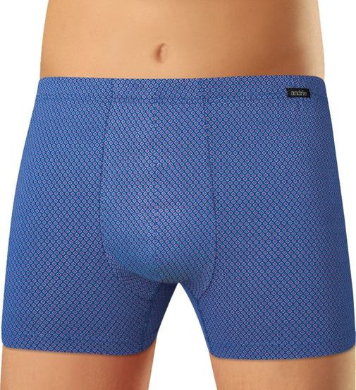 Pánské boxerky Andrie modré (PS 5518 C) L Možnost vrácení zboží do 120 dnů!⭐