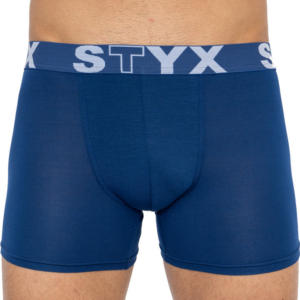 Pánské boxerky Styx long sportovní guma tmavě modré (U968) L Možnost vrácení zboží do 120 dnů!⭐