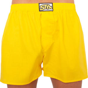 Pánské trenky Styx klasická guma žluté (A1068) L Možnost vrácení zboží do 120 dnů!⭐