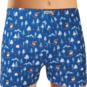 Pánské trenky Andrie modré (PS 5538 A) L Možnost vrácení zboží do 120 dnů!⭐