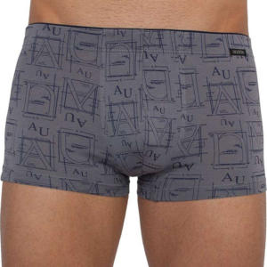 Pánské boxerky Andrie světle šedé (PS 5217 A) L Možnost vrácení zboží do 120 dnů!⭐