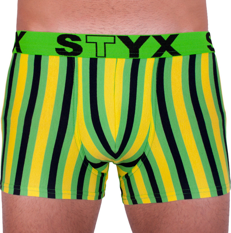 Pánské boxerky Styx sportovní guma vícebarevné (G865) L Možnost vrácení zboží do 120 dnů!⭐