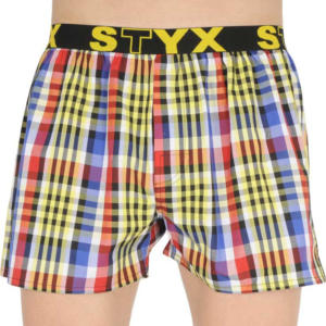 Pánské trenky Styx sportovní guma vícebarevné (B833) L Možnost vrácení zboží do 120 dnů!⭐