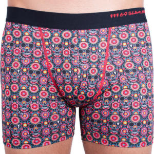 Bez obalu - Pánské boxerky 69SLAM fit flower skull L Možnost vrácení zboží do 120 dnů!⭐