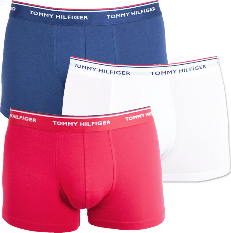 3PACK pánské boxerky Tommy Hilfiger vícebarevné nadrozměr (1U87905252 611) 5XL Možnost vrácení zboží do 120 dnů!⭐