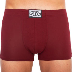 Pánské boxerky Styx klasická guma vínové (Q1060) L Možnost vrácení zboží do 120 dnů!⭐