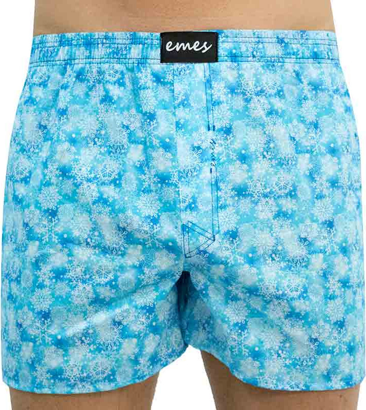 Pánské trenky Emes sněhové vločky (033) S Možnost vrácení zboží do 120 dnů!⭐