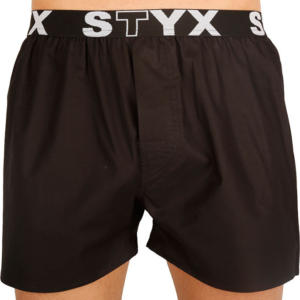 Pánské trenky Styx sportovní guma černé (B960) L Možnost vrácení zboží do 120 dnů!⭐