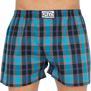 Pánské trenky Styx klasická guma nadrozměr vícebarevné (E819) 4XL Možnost vrácení zboží do 120 dnů!⭐