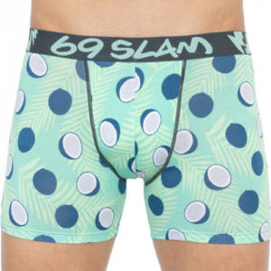 Bez obalu - Pánské boxerky 69SLAM fit bamboo coco blue XL Možnost vrácení zboží do 120 dnů!⭐