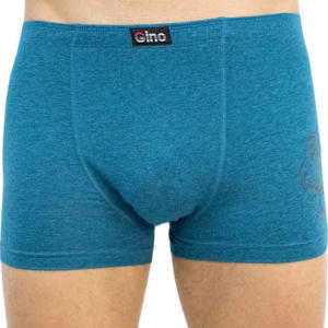 Pánské boxerky Gino petrolejové (73100) M Možnost vrácení zboží do 120 dnů!⭐