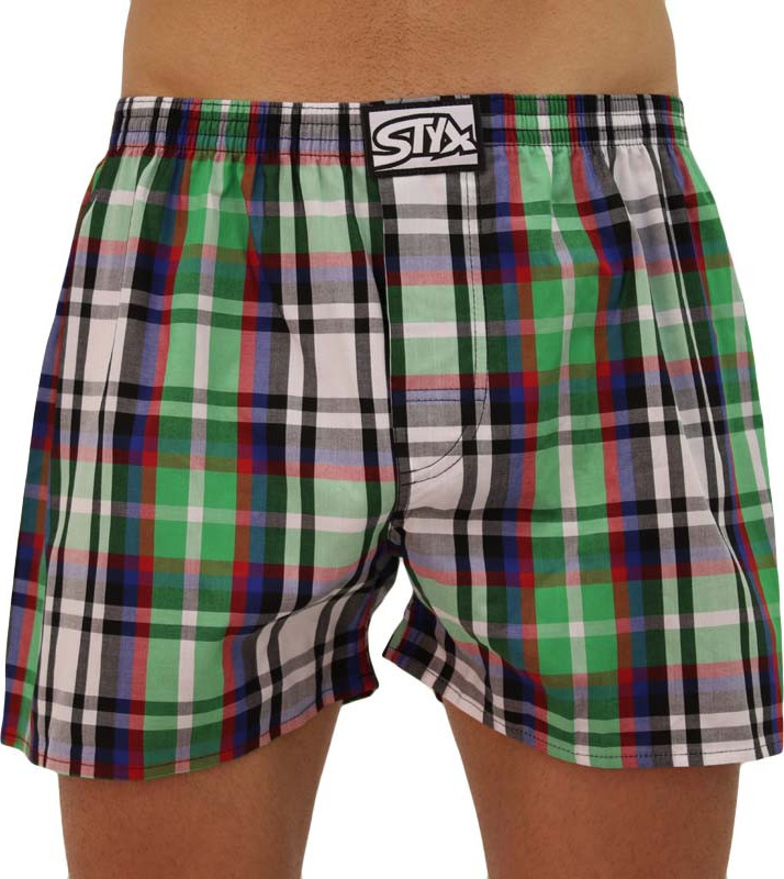 Pánské trenky Styx klasická guma vícebarevné (A838) L Možnost vrácení zboží do 120 dnů!⭐