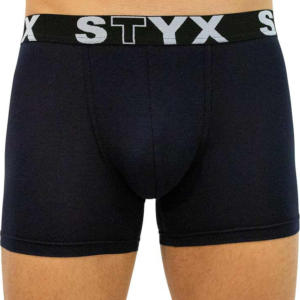 Pánské boxerky Styx long sportovní guma tmavě modré (U963) L Možnost vrácení zboží do 120 dnů!⭐