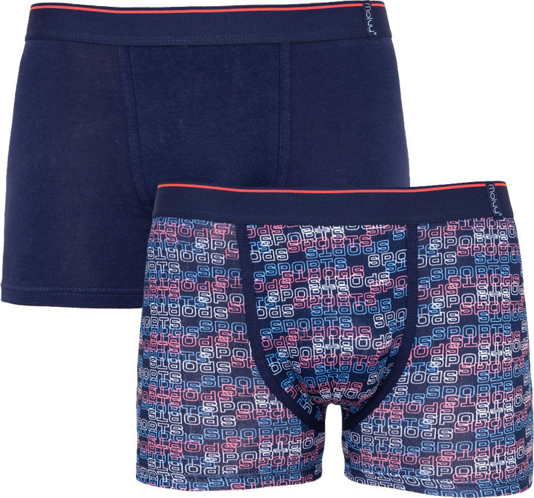 2PACK pánské boxerky Molvy vícebarevné (KP-039-BEU) XL Možnost vrácení zboží do 120 dnů!⭐