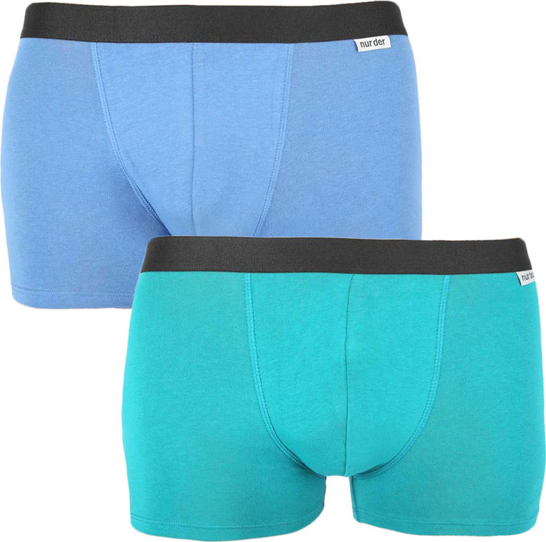 2PACK pánské boxerky Nur Der vícebarevné (827756 - mintg/blau) XXL Možnost vrácení zboží do 120 dnů!⭐