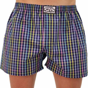 Pánské trenky Styx klasická guma vícebarevné (A109) L Možnost vrácení zboží do 120 dnů!⭐