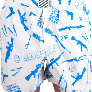 Pánské trenky Infantia světle žluté s potiskem PTKG4 L Možnost vrácení zboží do 120 dnů!⭐