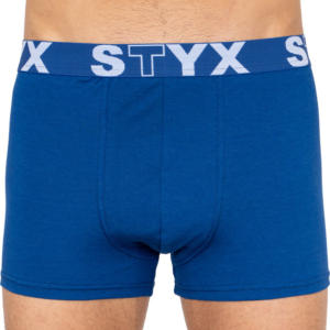 Pánské boxerky Styx sportovní guma nadrozměr tmavě modré (R968) 3XL Možnost vrácení zboží do 120 dnů!⭐